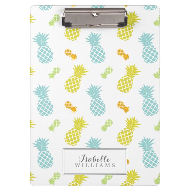 Pineapples Pattern Clipboard (Front)
