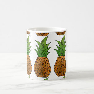 pineapples pattern Thunder_Cove Coffee Mug