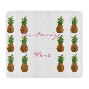 pineapples pattern Thunder_Cove Cutting Board