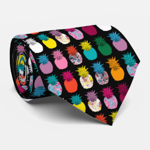 Pineapples Pattern Tie