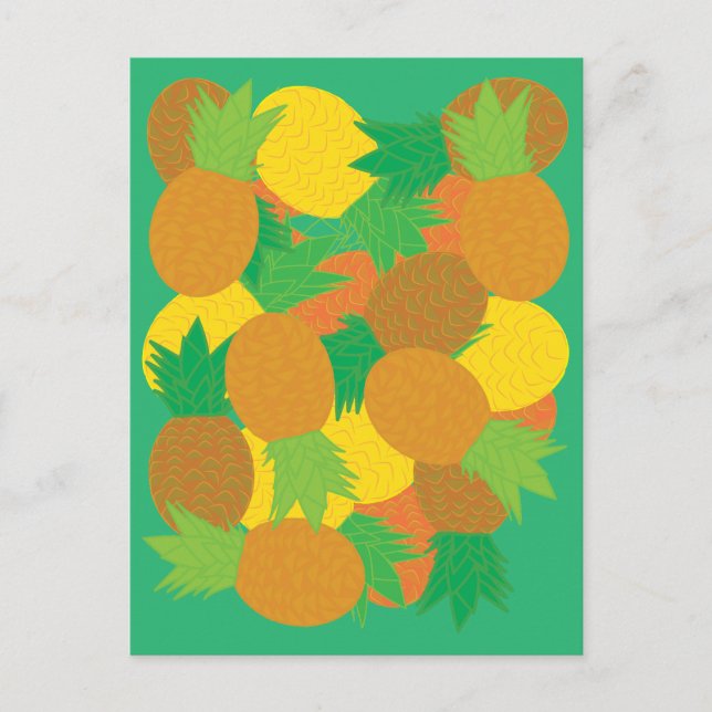 Pineapples Postcard (Front)