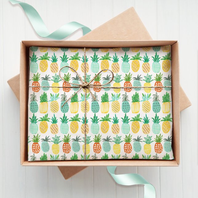 Pineapples Summer Tropical Tropics | Tissue Paper (Creator Uploaded)