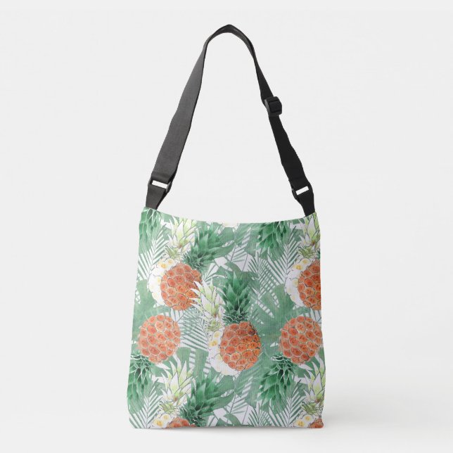 Pineapples, sweet couple . crossbody bag (Front)