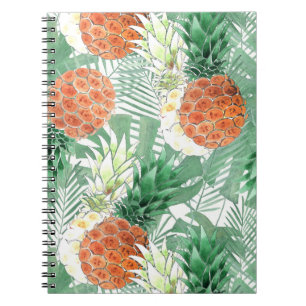 Pineapples, sweet couple, fruit notebook