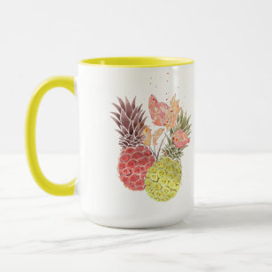 Pineapples, sweet couple . mug