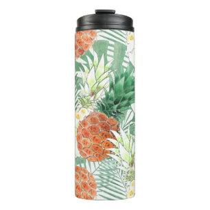 Pineapples, sweet couple . thermal tumbler