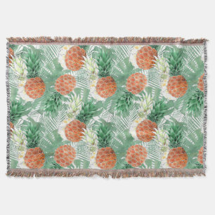Pineapples, sweet couple . throw blanket