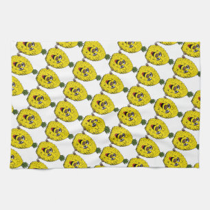 Pineapples Tea Towel