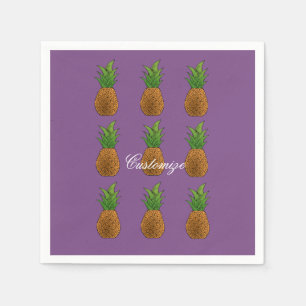 Pineapples Thunder_Cove Napkin