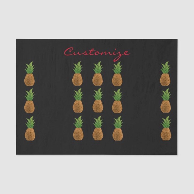 Pineapples Thunder_Cove Tissue Paper (Front)