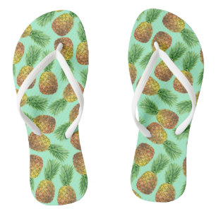 Pineapples watercolor 2 thongs