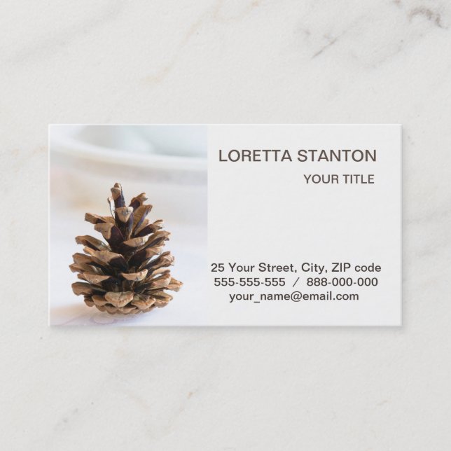 Pinecone Business Card (Front)