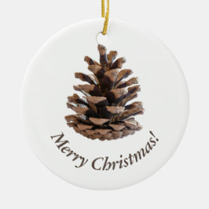 Pinecone Ceramic Tree Decoration