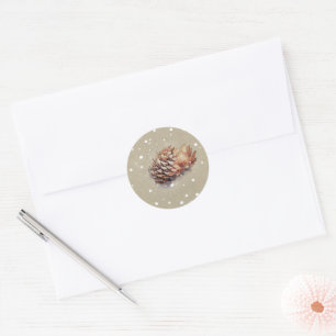 Pinecone in The Snow Stickers