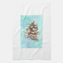 Pinecone Kitchen Dish Towel