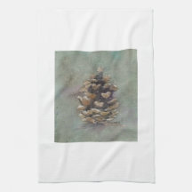 Pinecone Kitchen Dish Towel