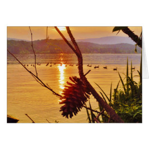 Pinecone Lake sunset