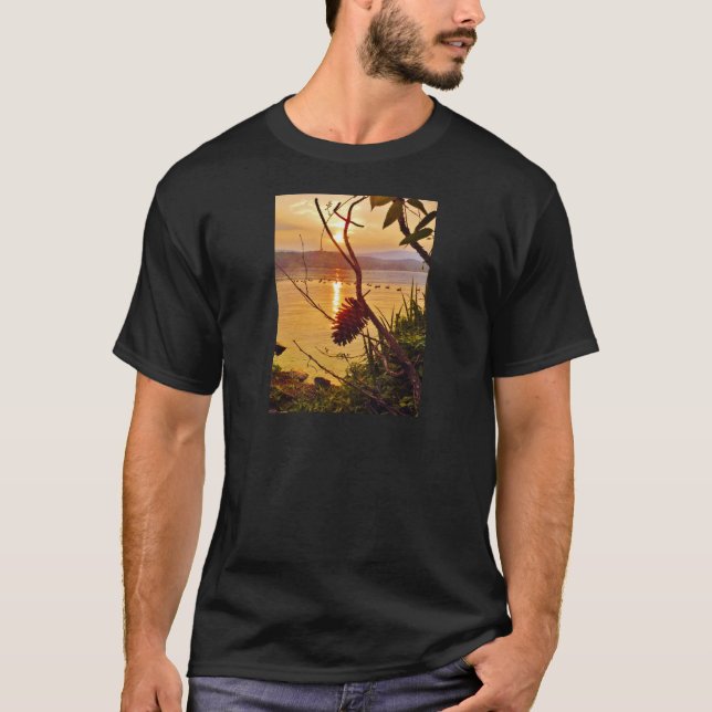 Pinecone Lake sunset T-Shirt (Front)