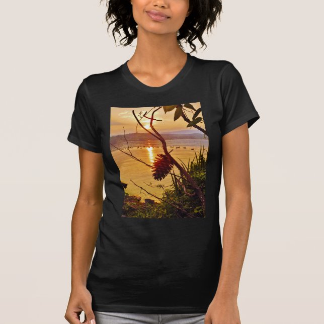 Pinecone Lake sunset T-Shirt (Front)