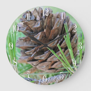 Pinecone Large Clock