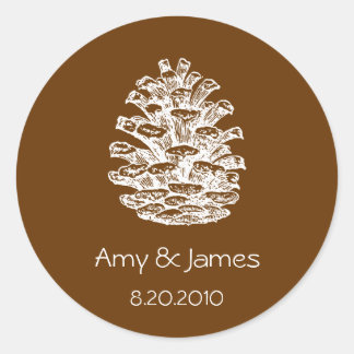 Pinecone Stickers