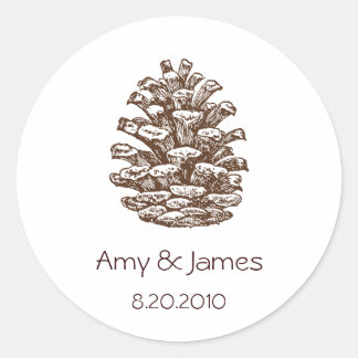 Pinecone Stickers