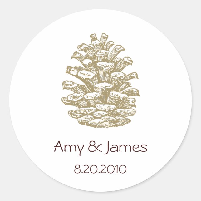 Pinecone Stickers (Front)