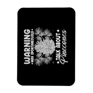 Pinecone Tree Funny Plant Mountain Forest Magnet