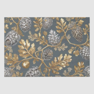 Pinecones and Branches Tissue Paper