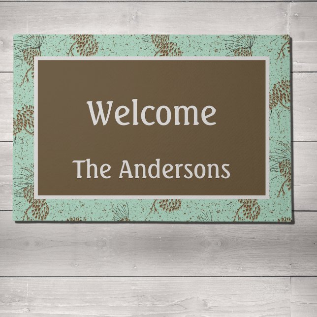 Pinecones Cabin Doormat (Creator Uploaded)