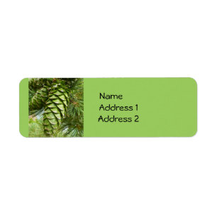 Pinecones Custom Labels