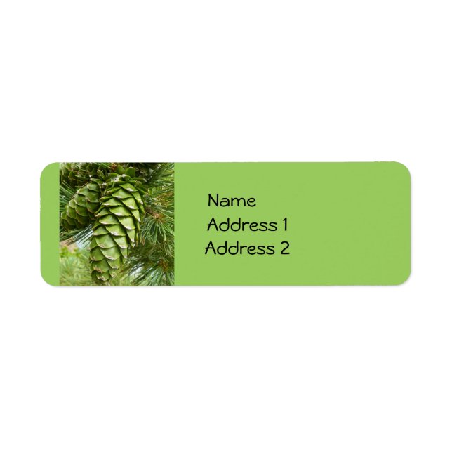 Pinecones Custom Labels (Front)