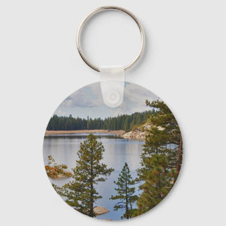 Pinecrest Lake California in August Key Ring