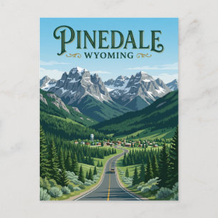 Pinedale USA Postcard