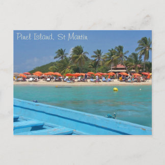Pinel Island St Martin SXM Postcard