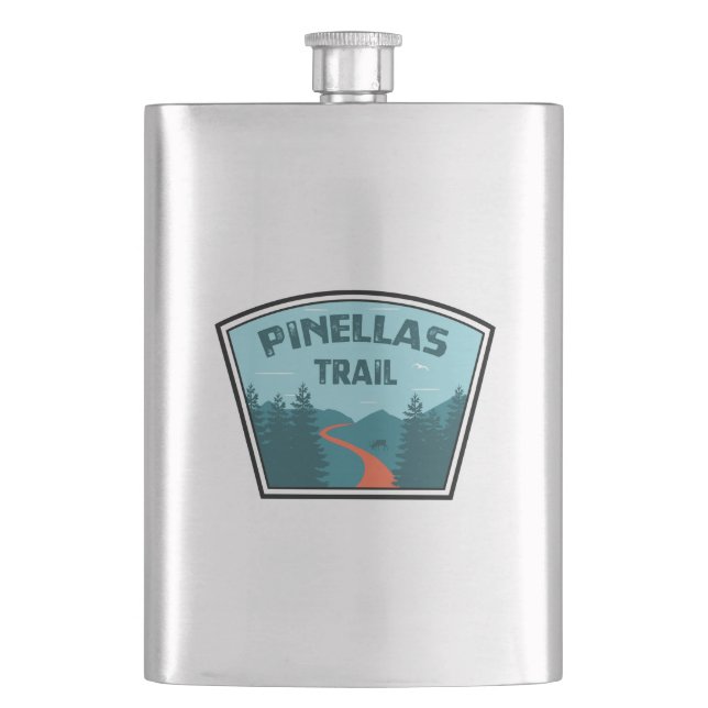 Pinellas Trail Hip Flask (Front)