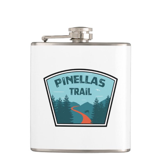 Pinellas Trail Hip Flask (Front)