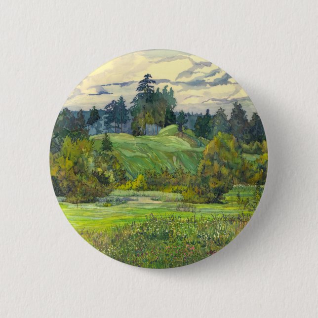 Pines 6 Cm Round Badge (Front)