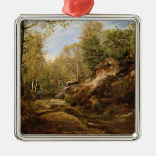 Pines & Birch Trees or The Forest of Metal Ornament