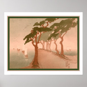 "Pines by the Sea" ca. 1912 Poster