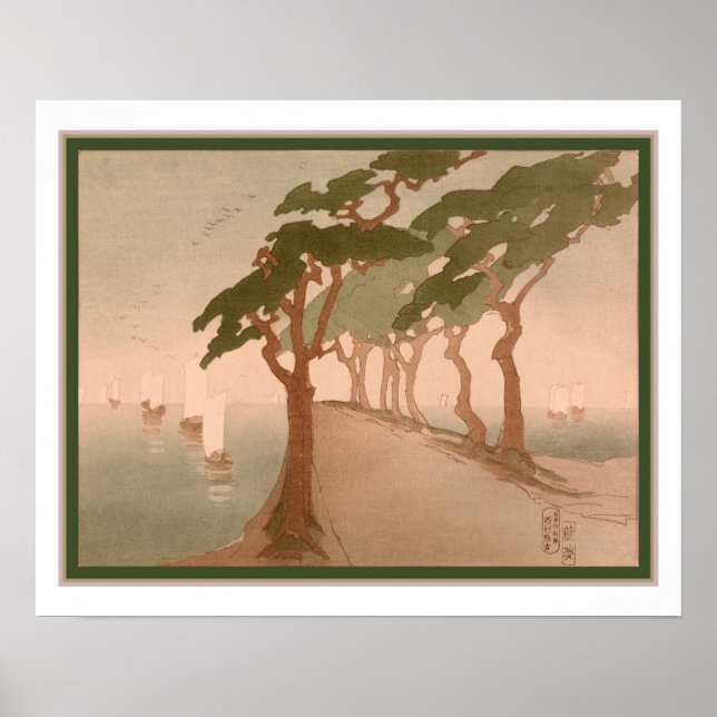 "Pines by the Sea" ca. 1912 Poster (Front)