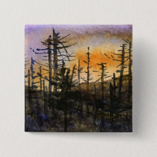 Pines Landscape Button