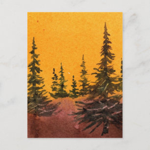 "Pines on the Ridge #3" Country Roads Postcard