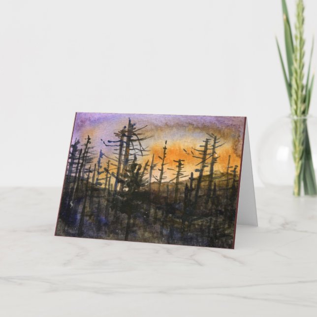 Pinescape Greeting Card (Front)