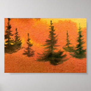 Pinescape Mini-Poster Poster