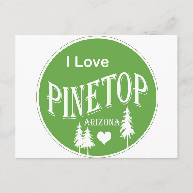 Pinetop Arizona Postcard (Front)