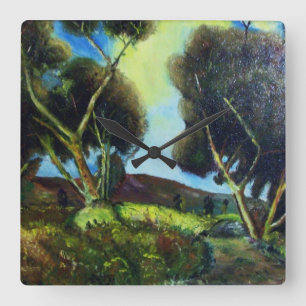 PINEWOOD SQUARE WALL CLOCK