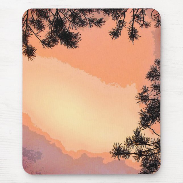 Piney Sunset Mousepad (Front)