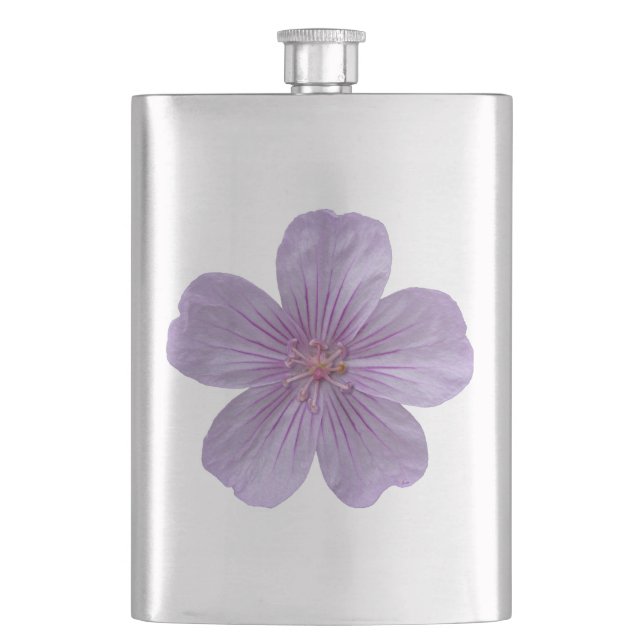 Pineywoods Geranium #1 Hip Flask (Front)