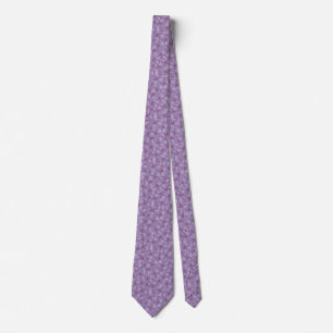 Pineywoods Geranium Seamless Pattern Tie